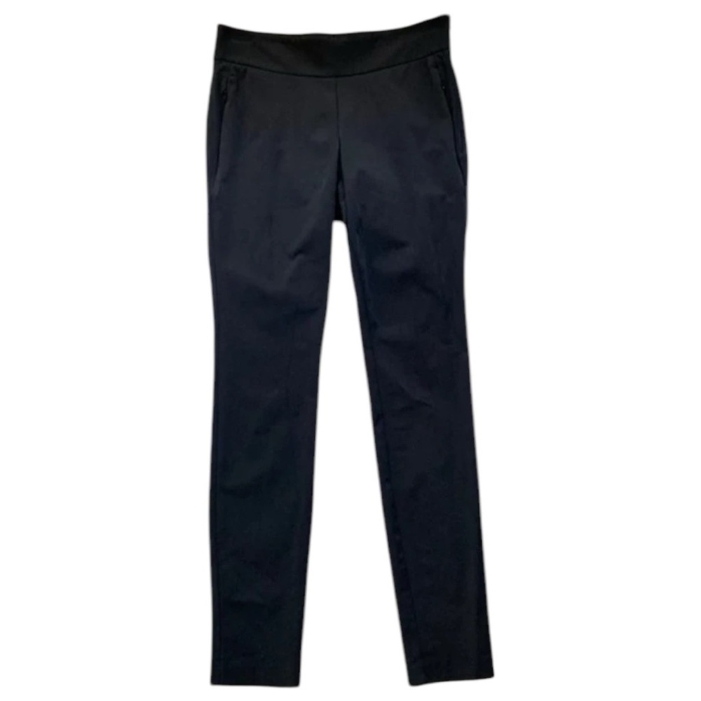 Aritzia Wilfred Free Pants Skinny Straight Leg Trouser Mid rise Black Size 2